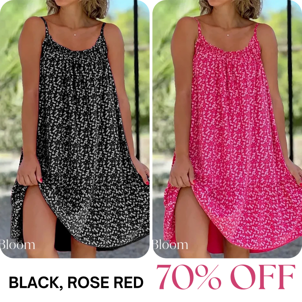 CamyBloom - LAST DAY SALE 80% OFF - Floral Printed Camisole Dress