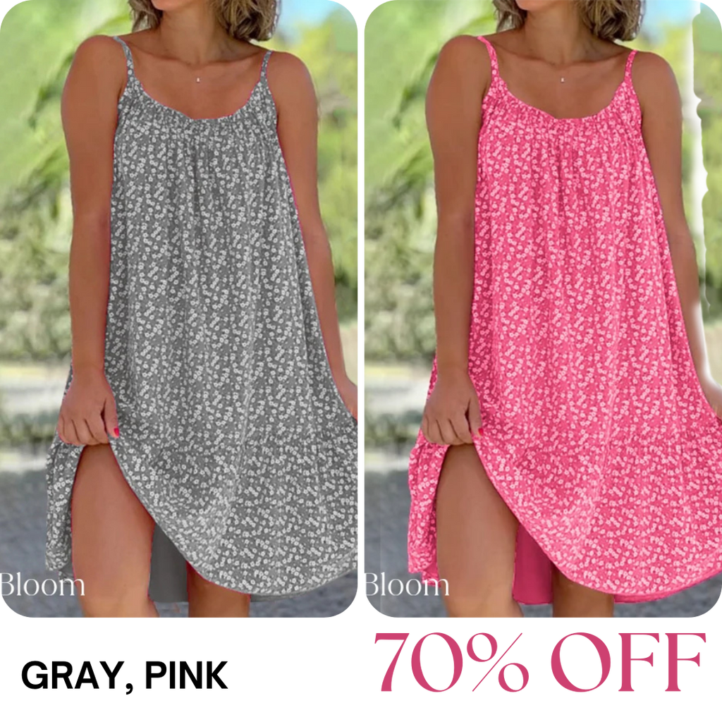 CamyBloom - LAST DAY SALE 80% OFF - Floral Printed Camisole Dress
