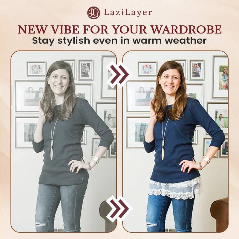 LaziLayer - Woman Layering Shirt Extender