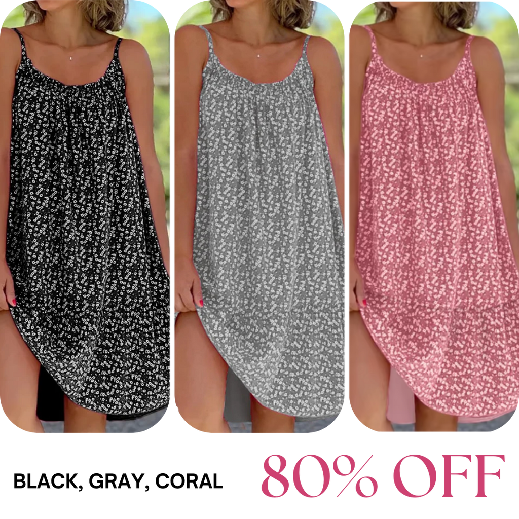CamyBloom - LAST DAY SALE 80% OFF - Floral Printed Camisole Dress