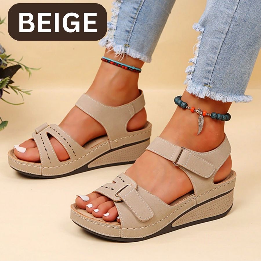OrthoSport Non-Slip Comfort Adjustable Open Toe Walking Sandals