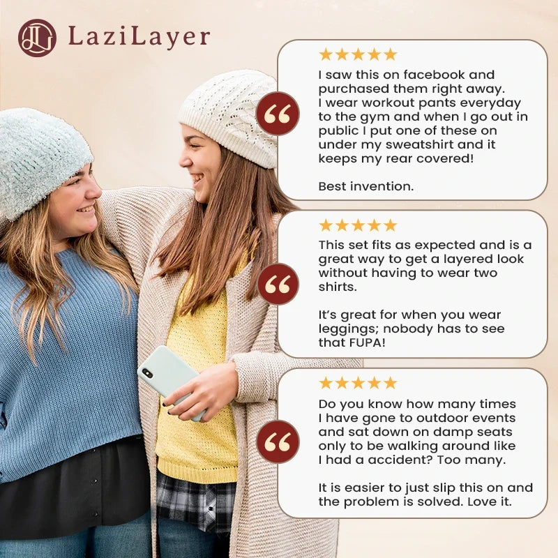LaziLayer - Woman Layering Shirt Extender