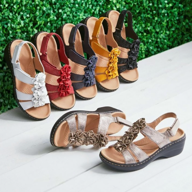 FLOREN - Women's Summer Series Flower Platform Sandals